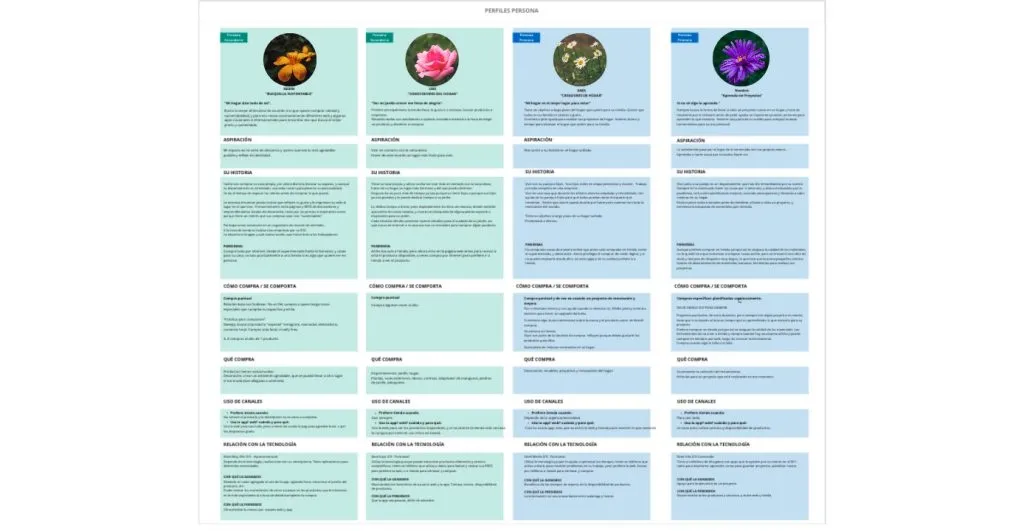 Ejemplo de personas resultantes