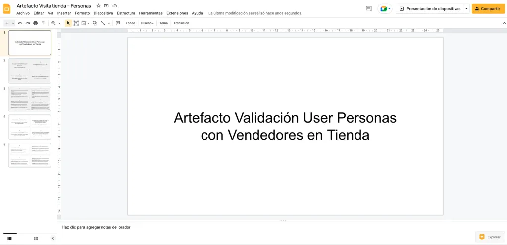 Presentación de personas a los otros equipos